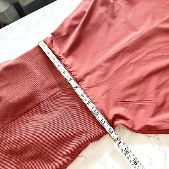 ATHLETA Winona Knit Midi Support Dress Sleeveless Russet Brown Women's Size XS - Picture 10 of 15